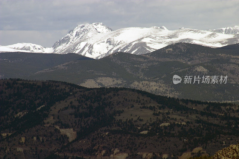 科罗拉多州的山峰