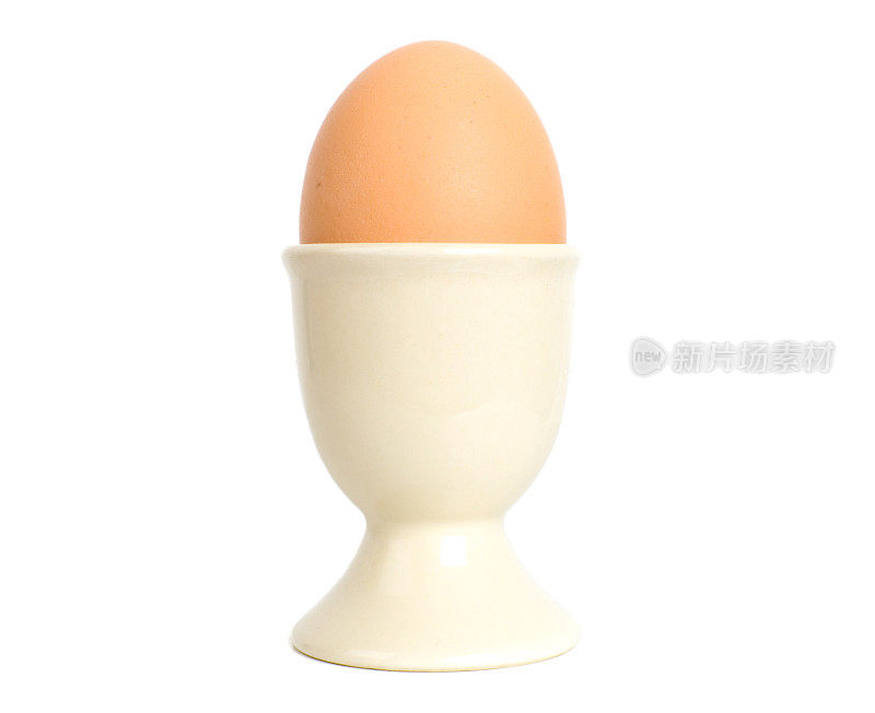 鸡蛋和奶油蛋杯