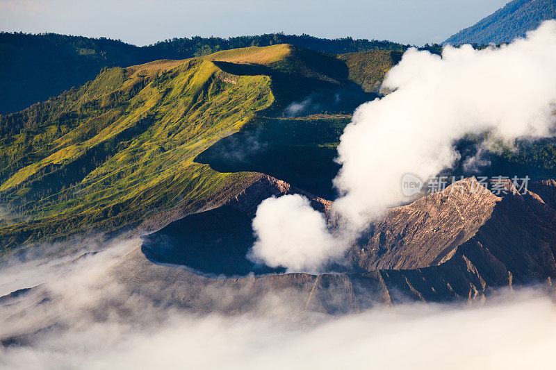 印度尼西亚东爪哇的布罗莫火山的创造者