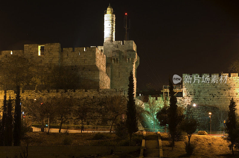 晚上在耶路撒冷