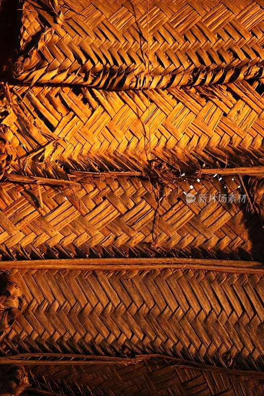 萨摩亚的编织百叶窗