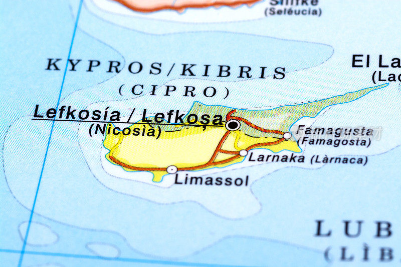 塞浦路斯Lefkosia地图