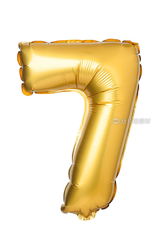 7号金色气球