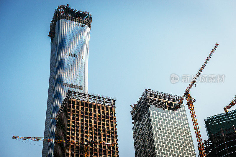 中国城市建设工地