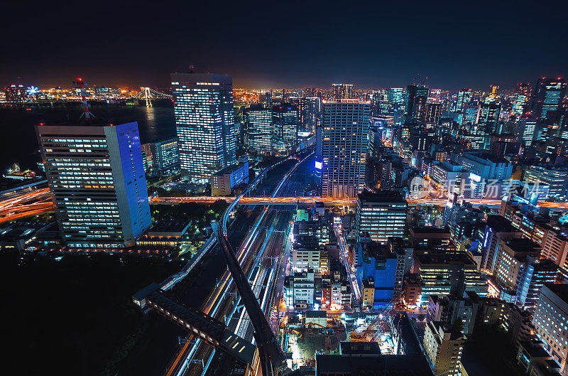 日本东京鸟瞰图