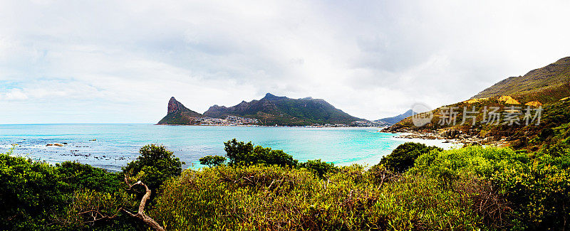 豪特湾全景，开普敦，南非