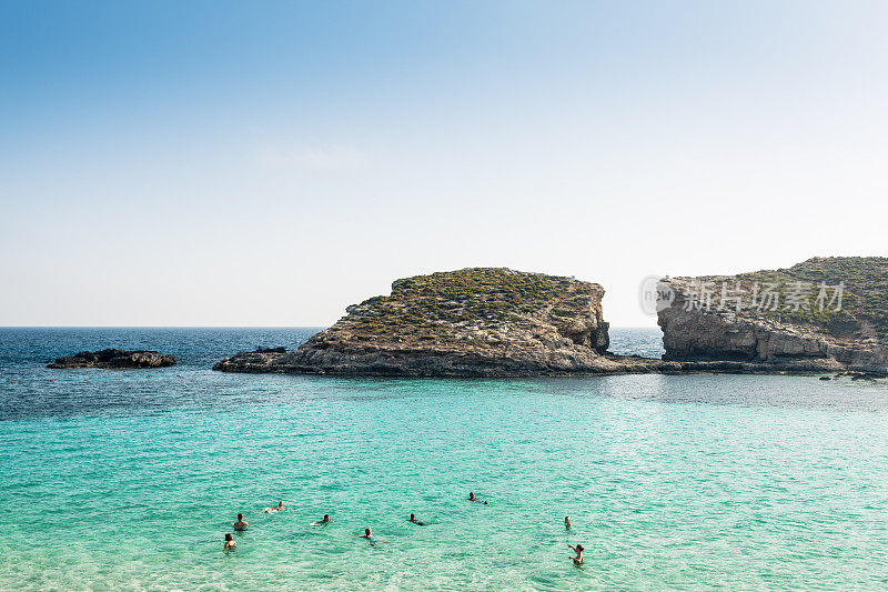 蓝色泻湖，Comino，马耳他