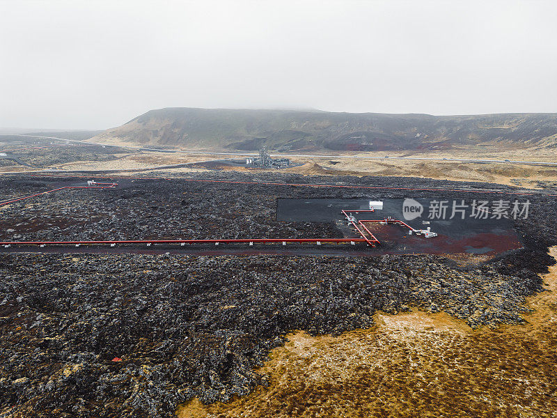 冰岛地热发电厂，热水发电站