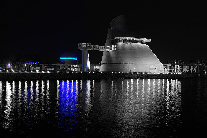 澳门科学馆夜景