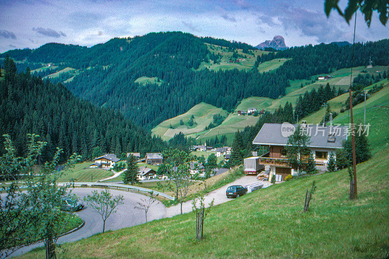 1989年旧正片扫描，意大利贝卢诺的多洛米蒂之旅