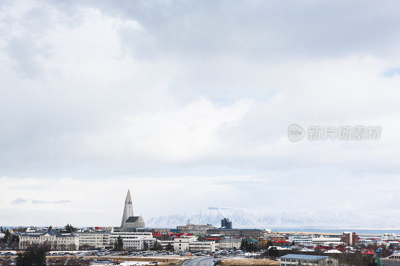 冰岛雷克雅未克的市景