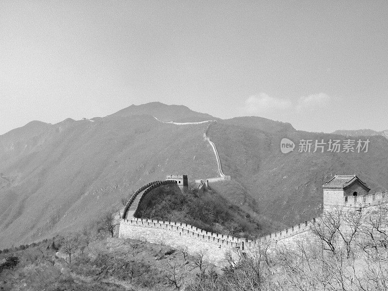 中国长城的慕田峪段