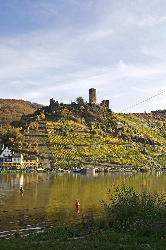 德国摩泽尔河的梅特涅城堡