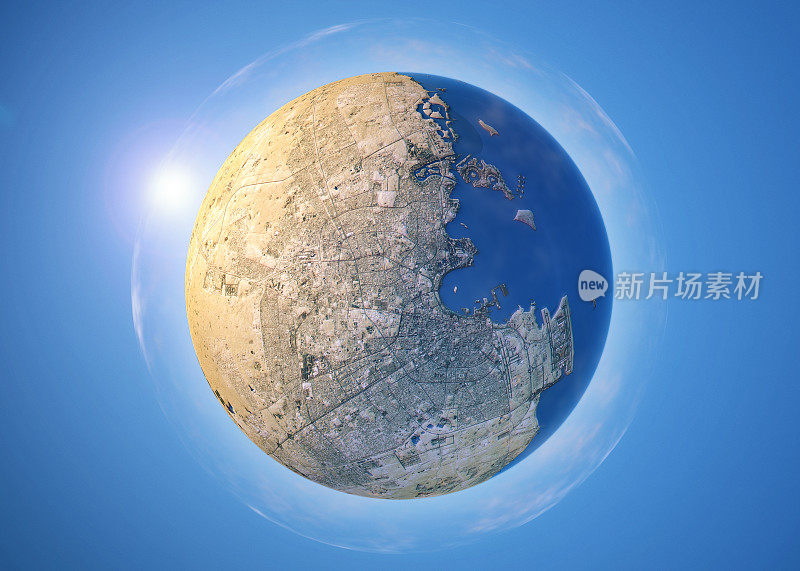 多哈3D小星球360度全景图