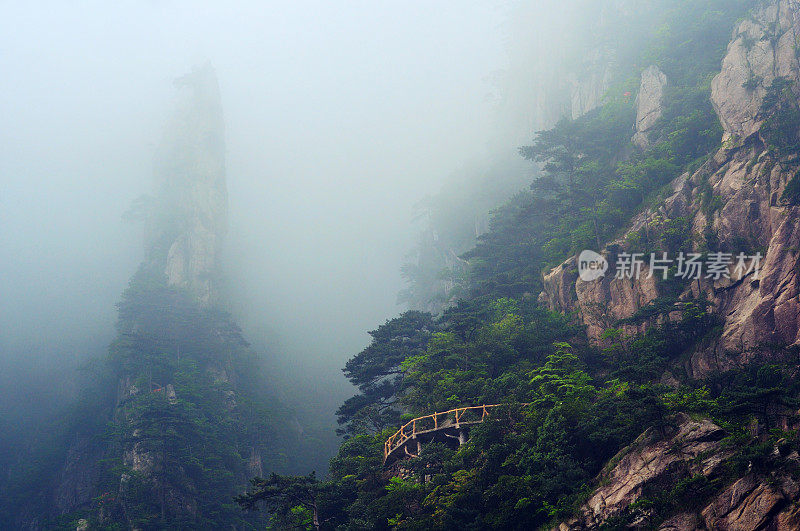 黄山是中国安徽省的风景