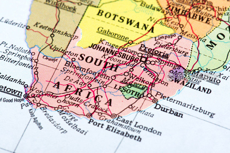 南非地图