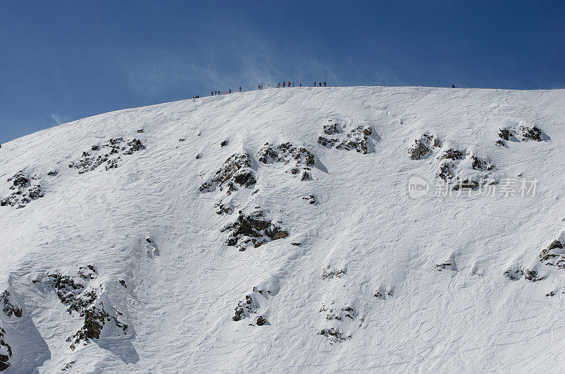 极限滑雪地形