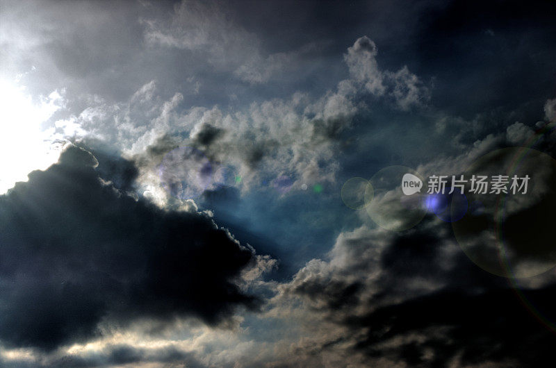 戏剧性的Cloudscape