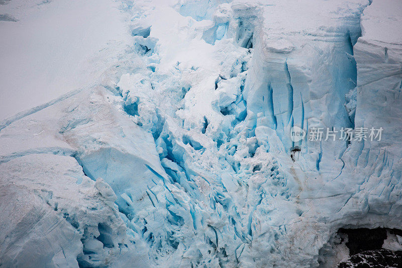 南极洲:勒梅尔海峡的冰雪