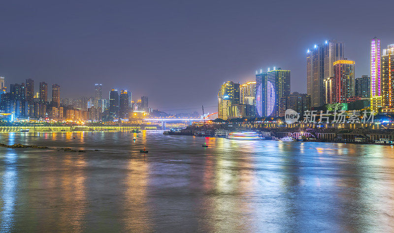 重庆的城市建筑和天际线