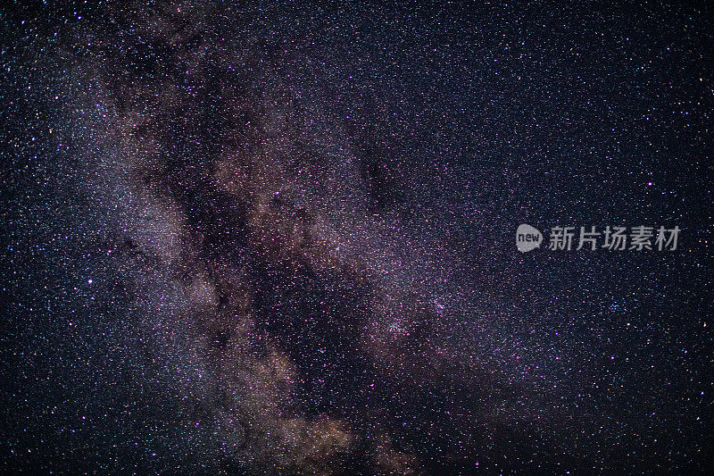 夜银河系背景