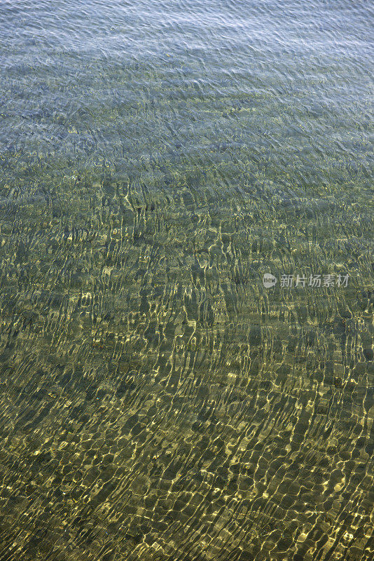 浅海的水面纹理背景