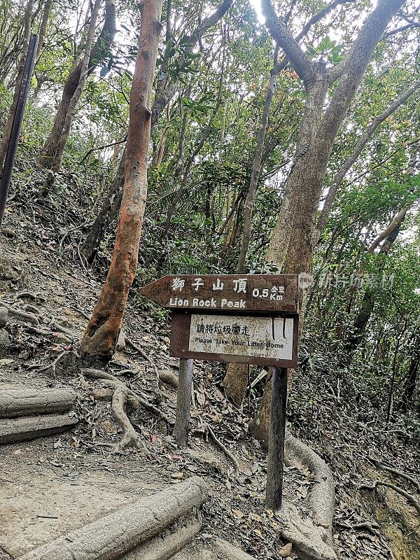 香港狮子山标志