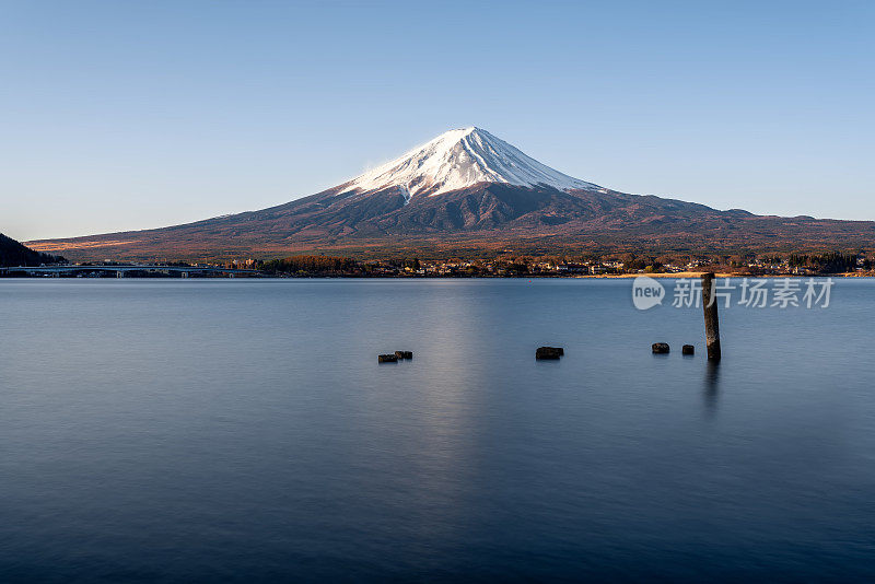 川口千子湖的富士山