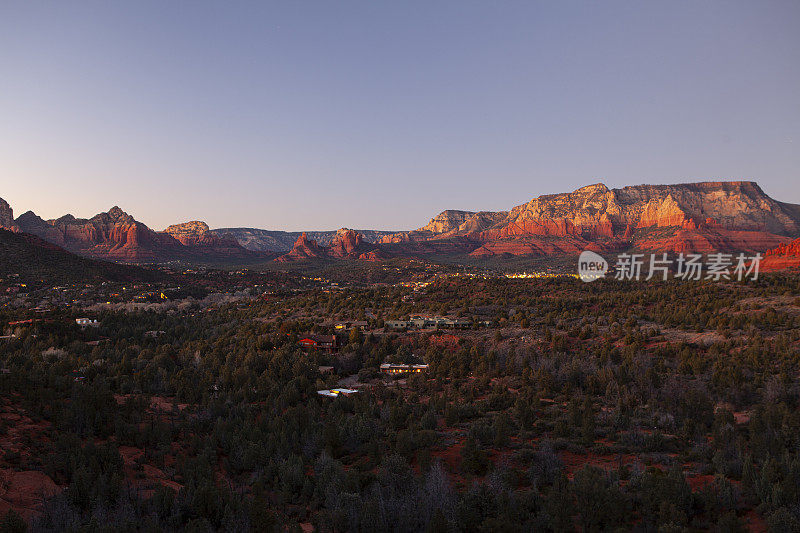 塞多纳亚利桑那州风景，北亚利桑那州的目的地度假小镇