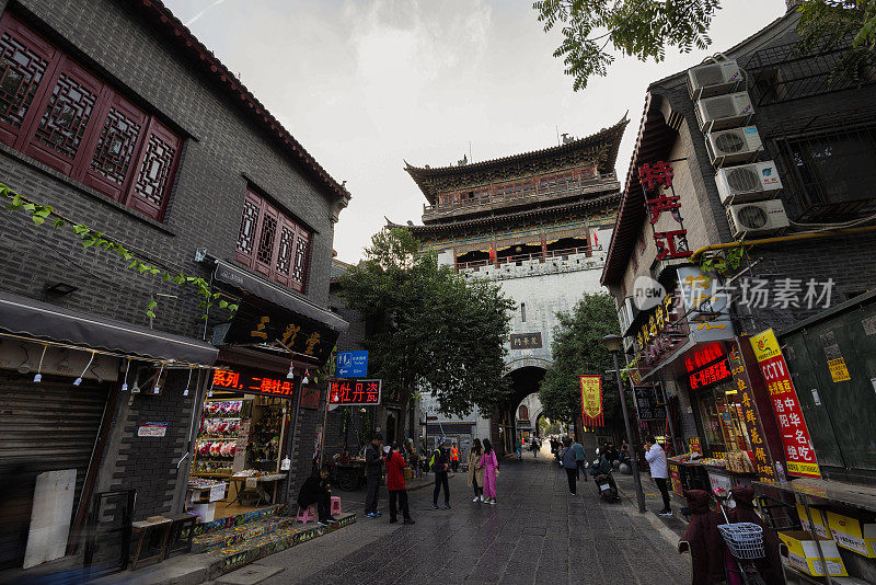 中国河南洛阳洛阳老城历史文化老街商业街