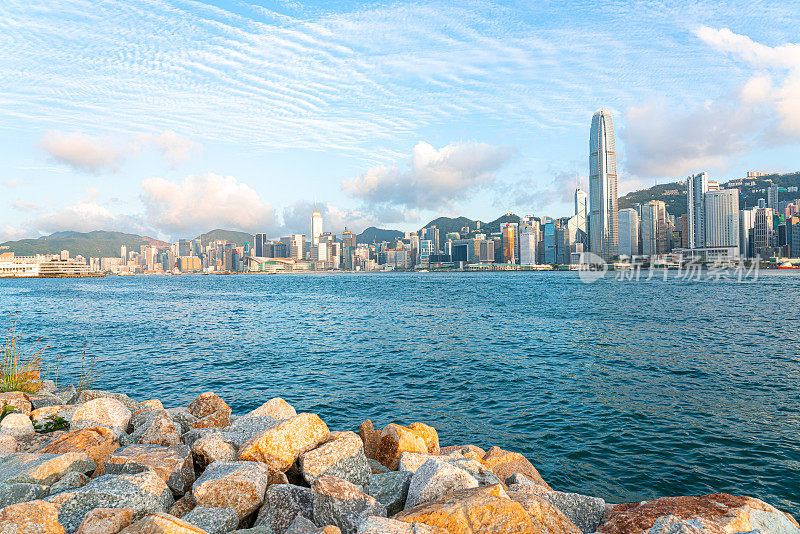 维多利亚港和香港岛