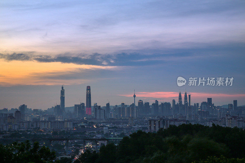 吉隆坡市观景