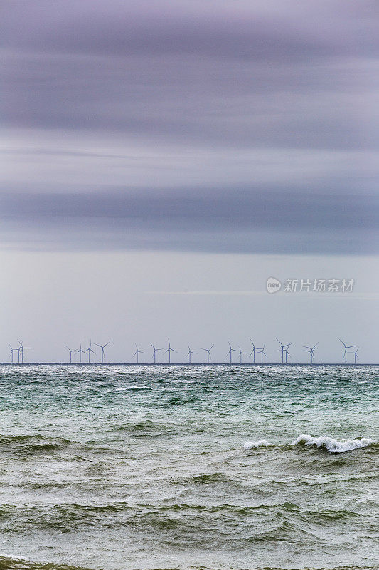 海上风电场和涡轮机
