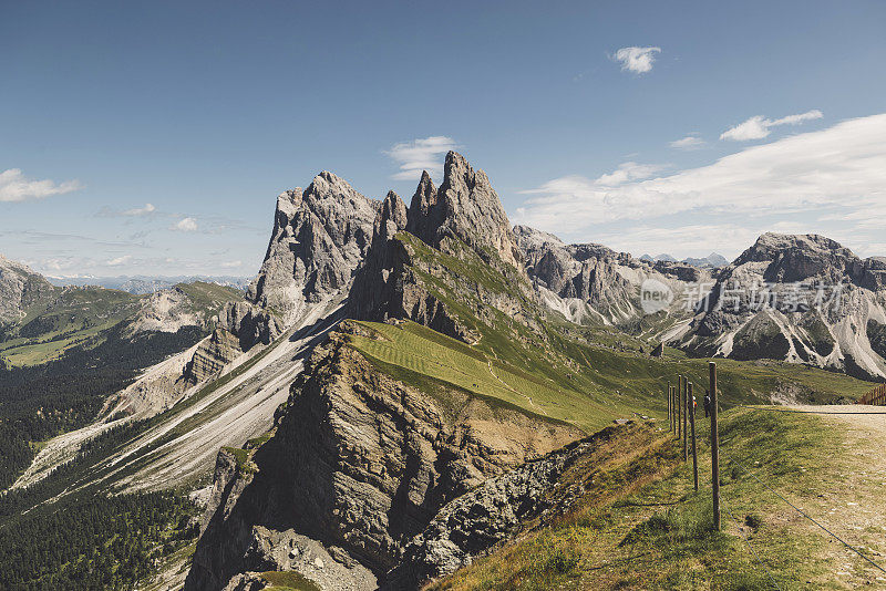 Seceda,白云石山脉