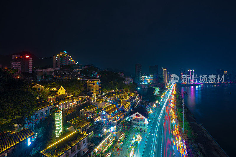 重庆河滨夜景