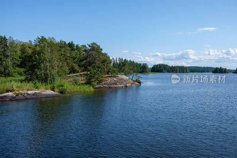 Saimaa湖上的游船