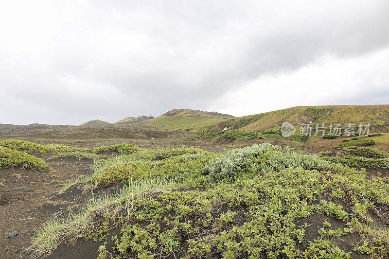 冰岛美丽的火山景观Landmannalaugar山
