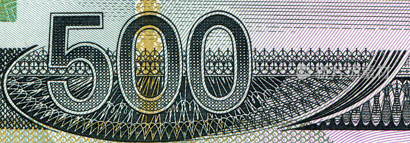 500号钞票图案设计