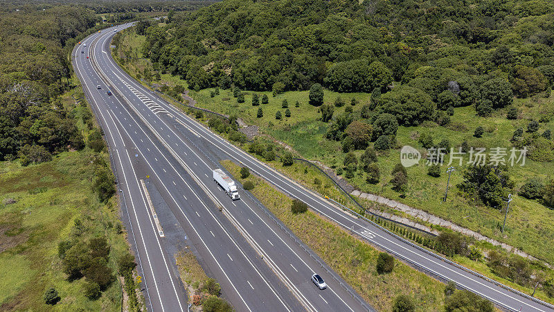 高速公路鸟瞰图