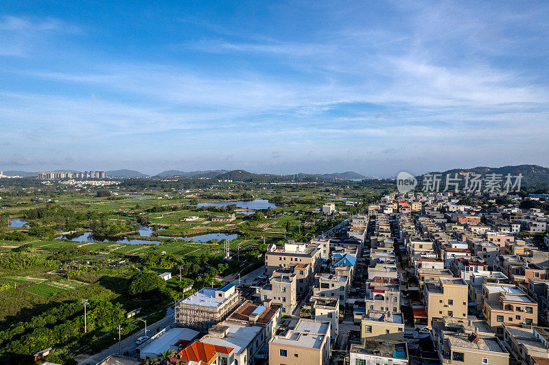 宜居绿色小镇的低层密集住宅