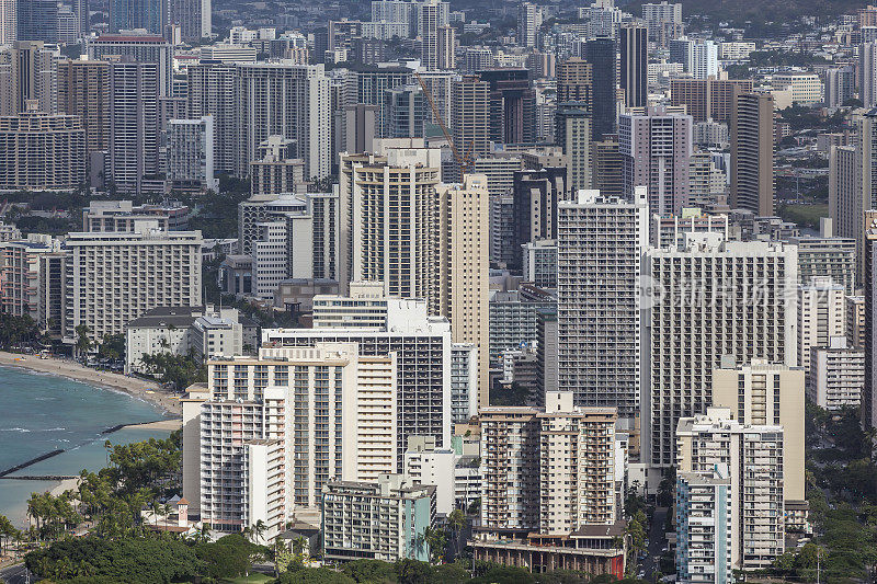 檀香山，怀基基，瓦胡岛