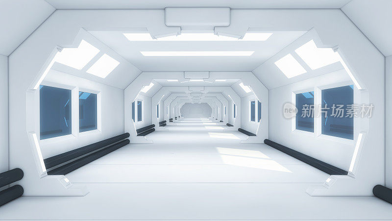 未来大厅外星飞船