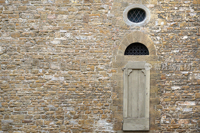 意大利佛罗伦萨的古老石墙
