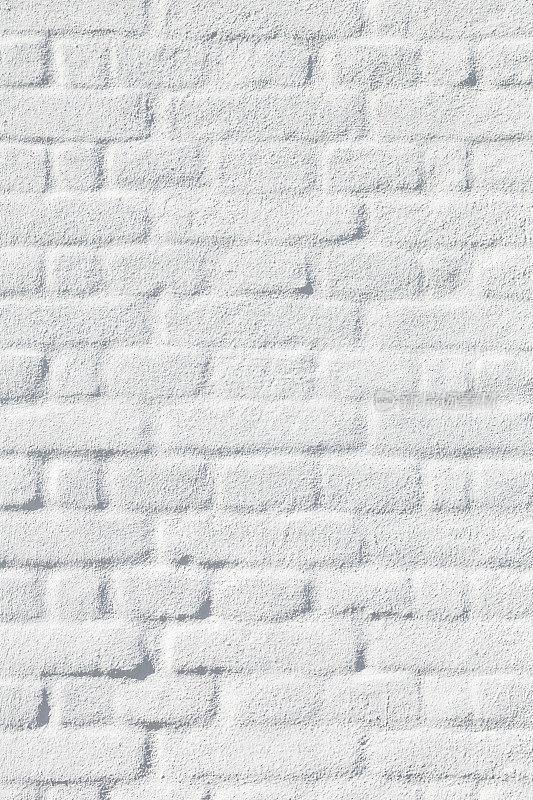 白色砖墙背景纹理