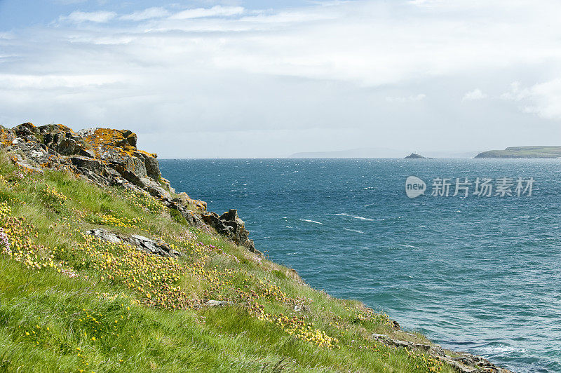 康沃尔郡的海岸线