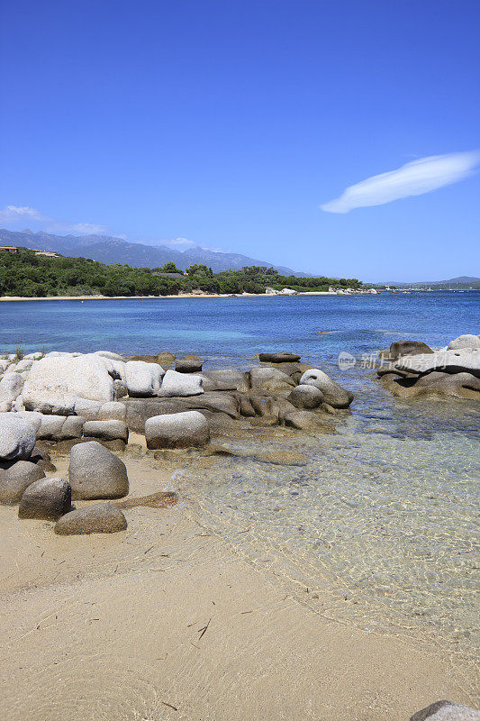 法国科西嘉岛费加里湾