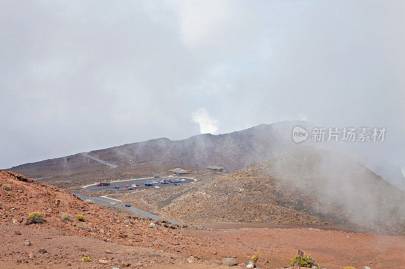 夏威夷的哈雷阿卡拉火山