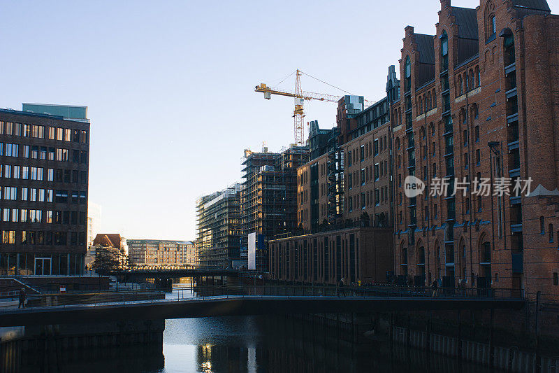 Speicherstadt，建筑外部的建筑