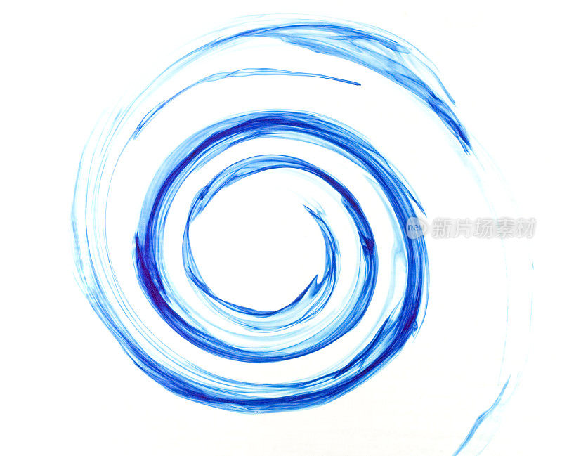 蓝色螺旋