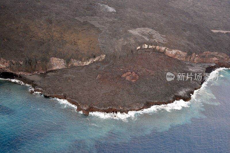 岩浆流入太平洋